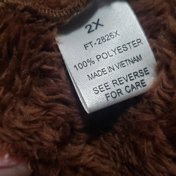 Zenana Outfitters Teddy Bear Soft Pullover 2X - Picture 4 of 6